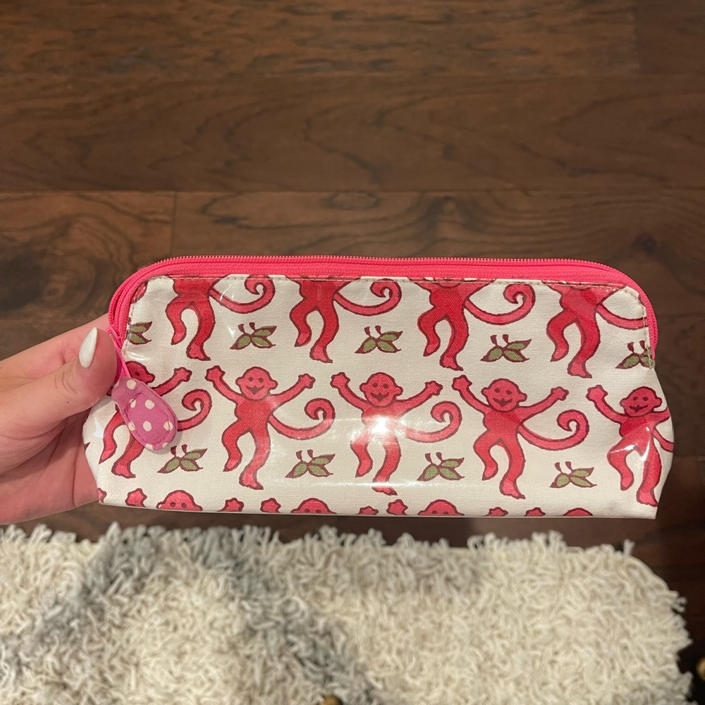roller rabbit phone case pink monkeys